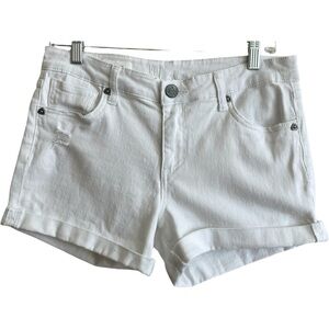 Kut From The Kloth ‘Katy Boyfriend’ Denim Short _ White